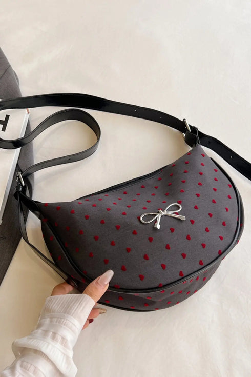 'Jolene' Bowknot Polyester Crossbody Bag - Celes Fashion